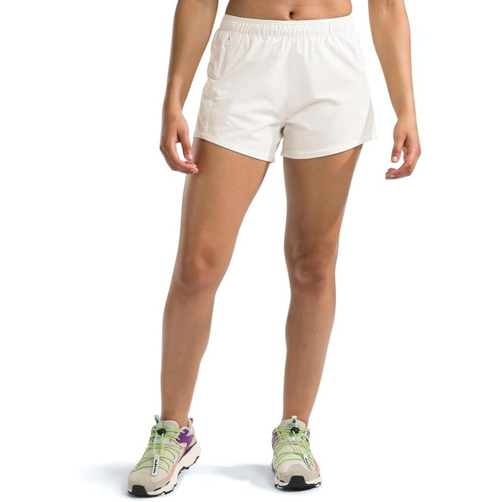 THE NORTH FACE Women's Wander Short 2.0, White Dune, XS